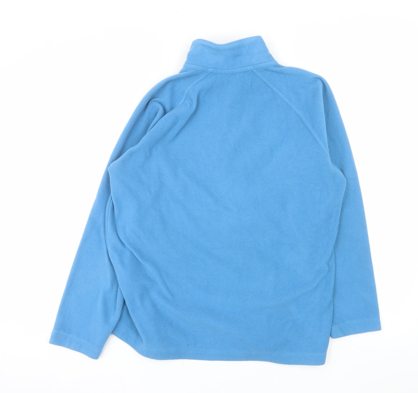 Hawkshead Women Blue Fleece 1/4 Zip Pullover Sweatshirt Size 14