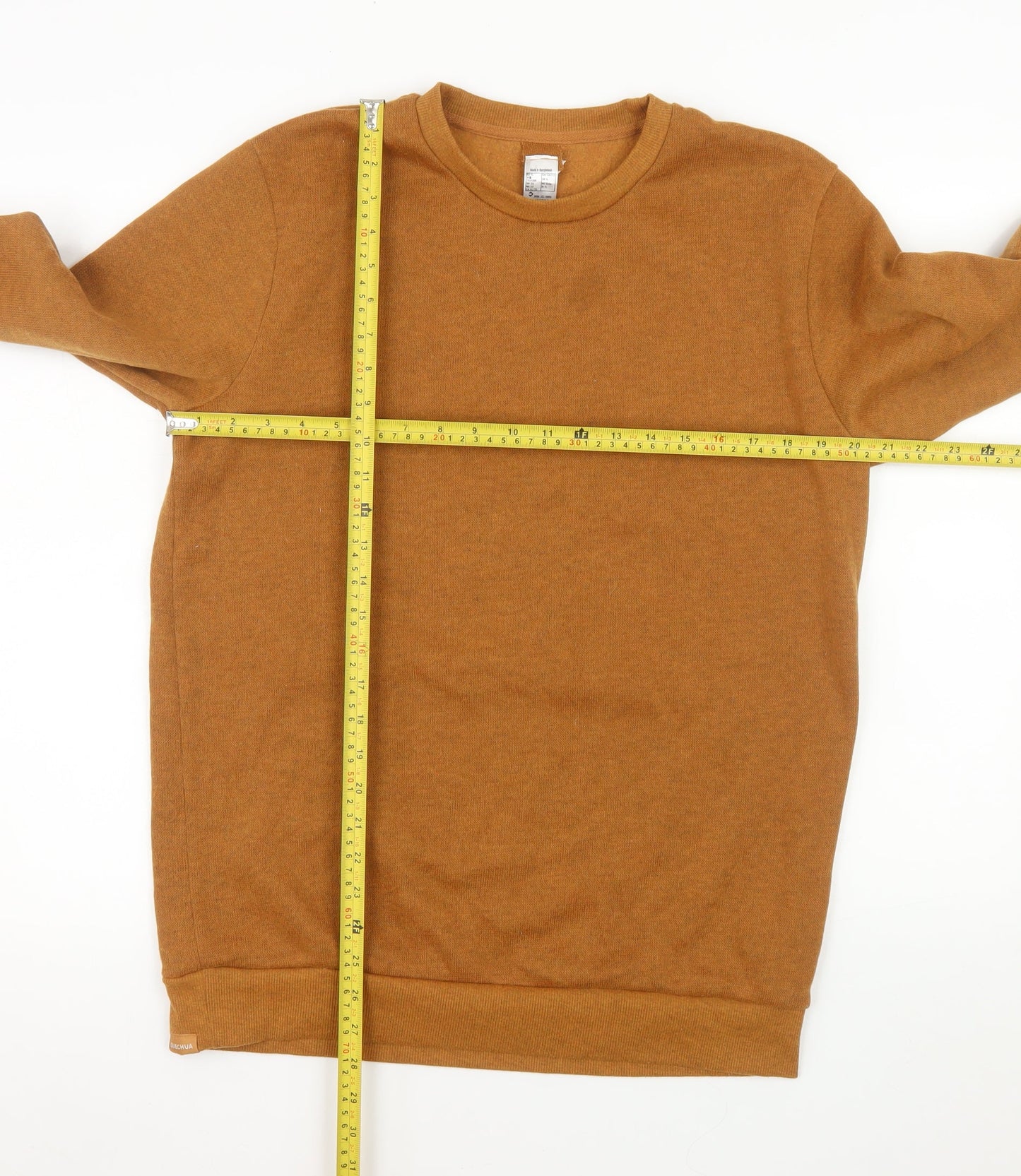 Decathlon Men's Brown Polyester Fleece Pullover Jumper XL