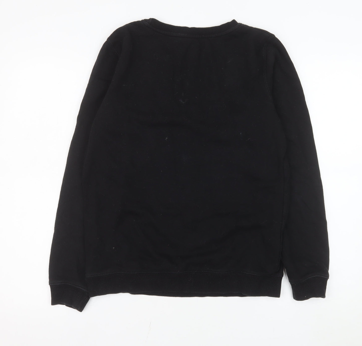 Sugarhill Boutique Girls Black Embroidered Space Sweatshirt UK 10