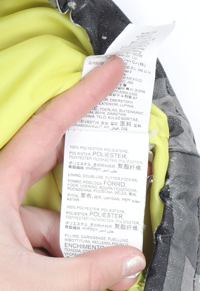 Quiksilver Women's Multicoloured Ski Jacket Size 10 Waterproof Hooded