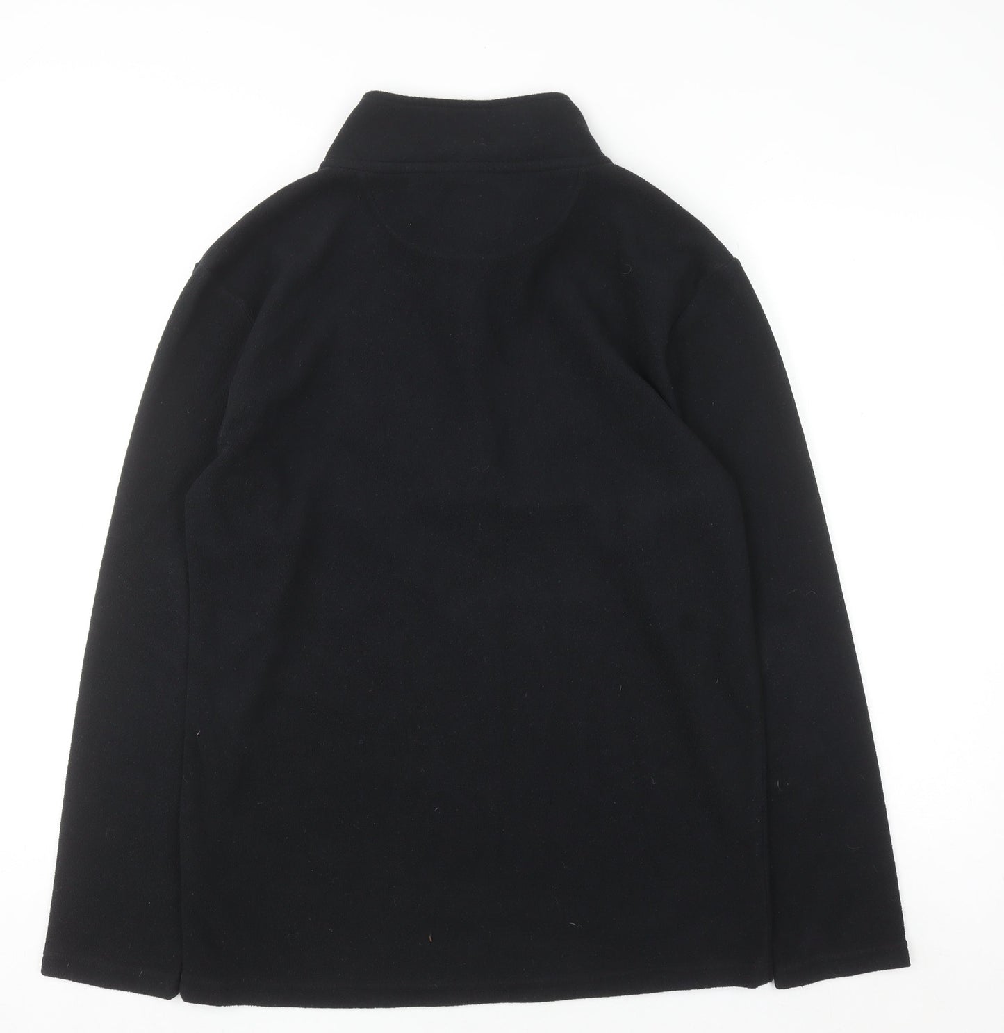 Peter Storm Mens Black Fleece 1/2 Zip Sweatshirt Size S
