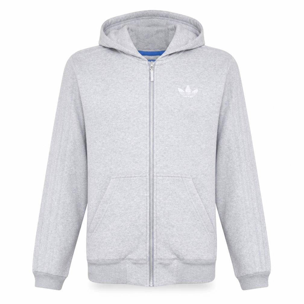 Adidas Mens Grey XS Full Zip Hoodie Sweatshirt
