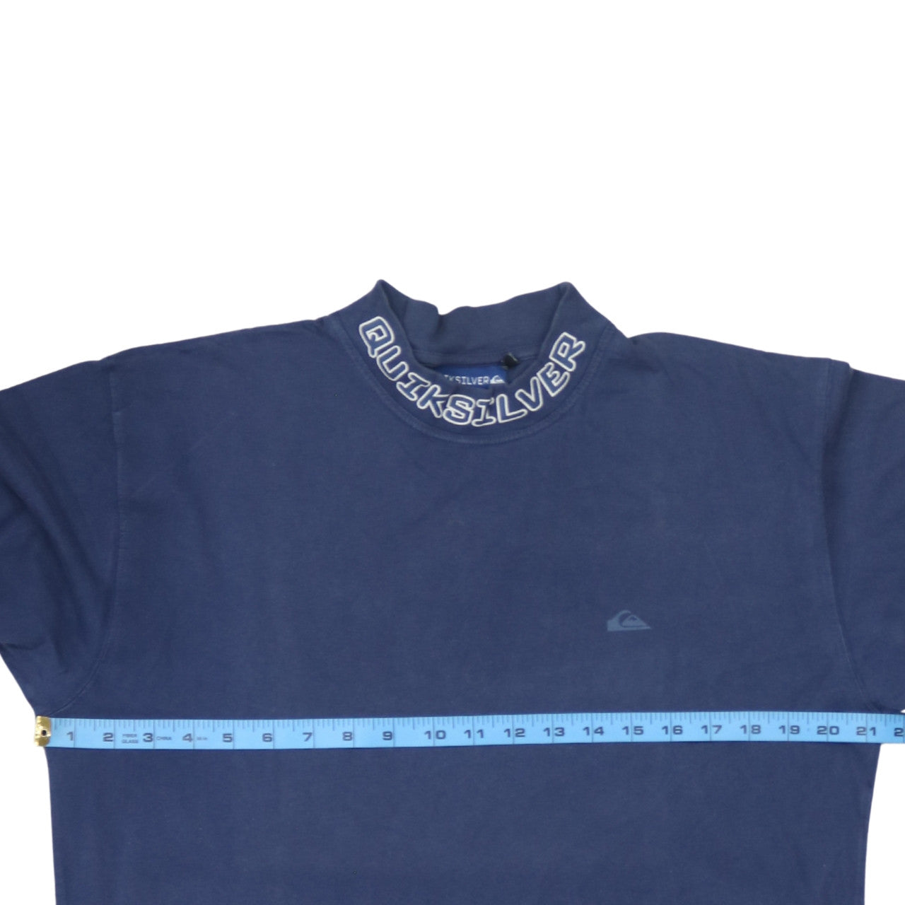 Quiksilver Mens Blue Long Sleeve Mock Neck Sweatshirt M