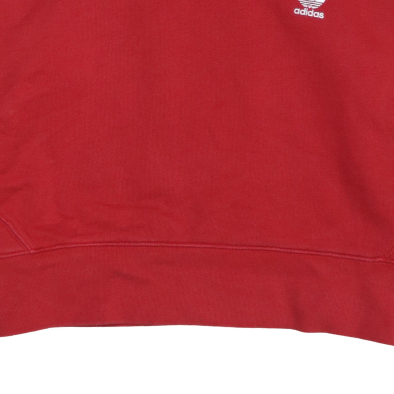 Adidas Women Red Hoodie UK 12 Pullover Drawstring Hooded Sweatshirt