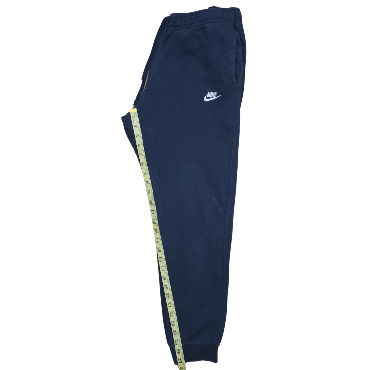 Nike Men's Blue Jogger Sweatpants Medium Regular Fit Fleece Activewear