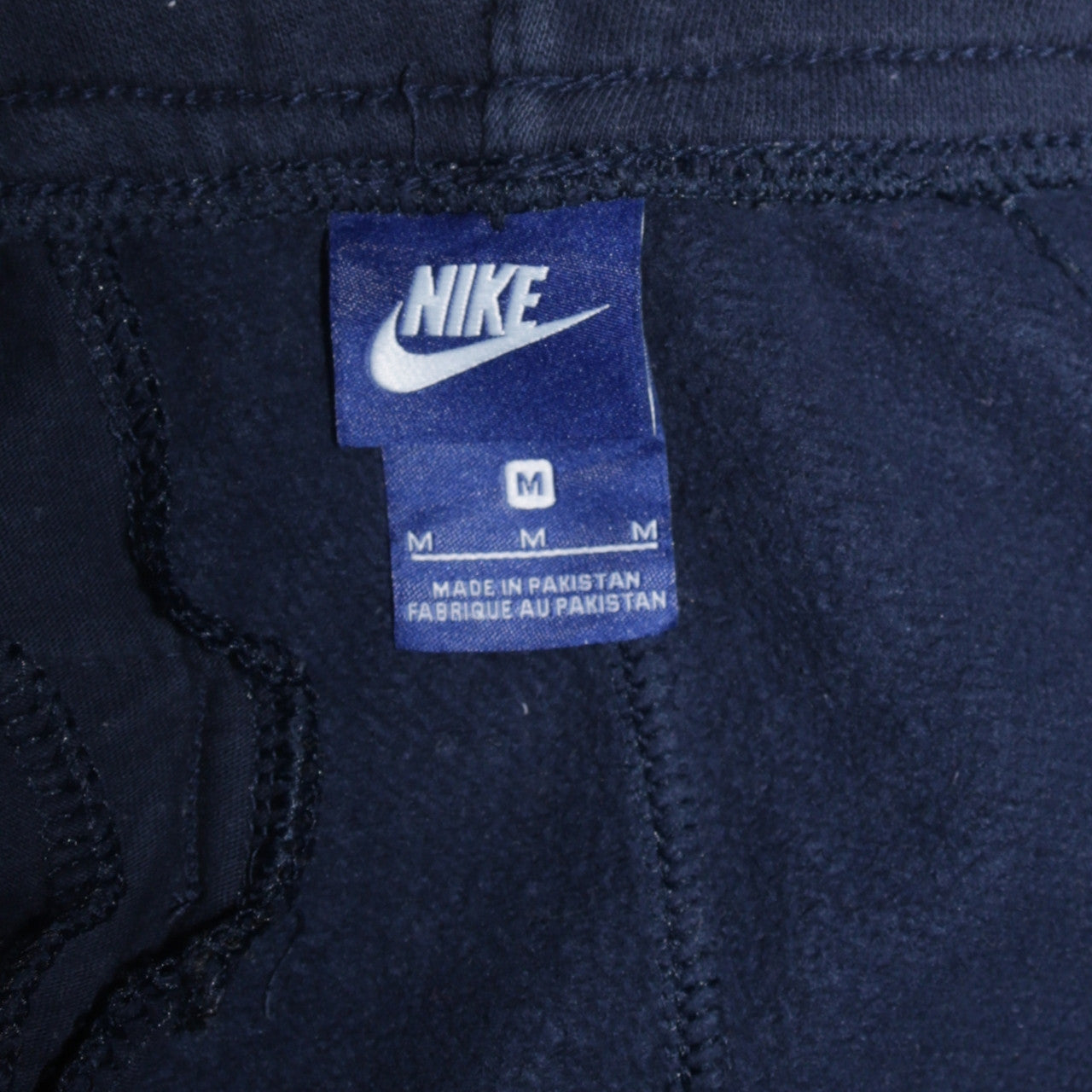 Nike Men's Blue Jogger Sweatpants Medium Regular Fit Fleece Activewear