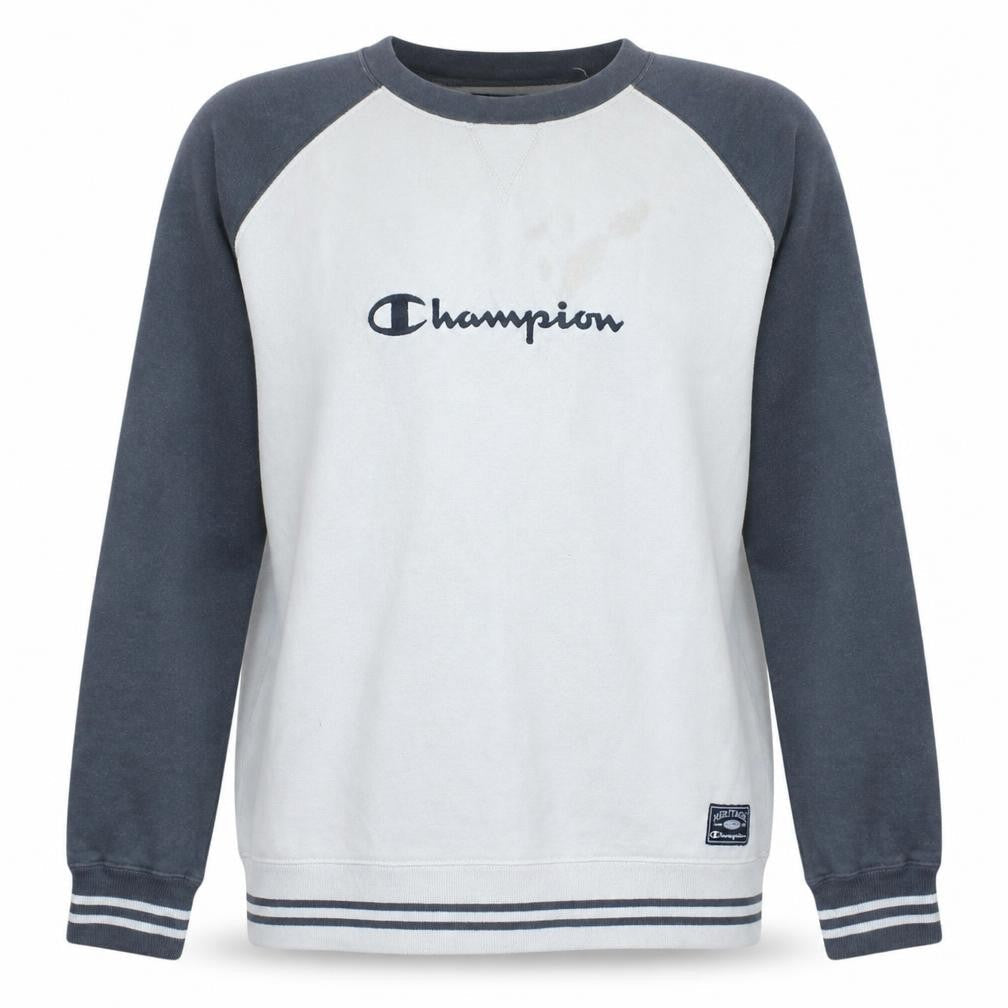 Champion Men's Grey XL Heritage Crew Neck Sweatshirt