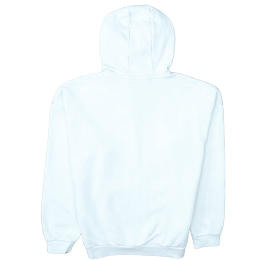 Adidas Women White Hoodie Size 10 Pullover Hooded Sweatshirt