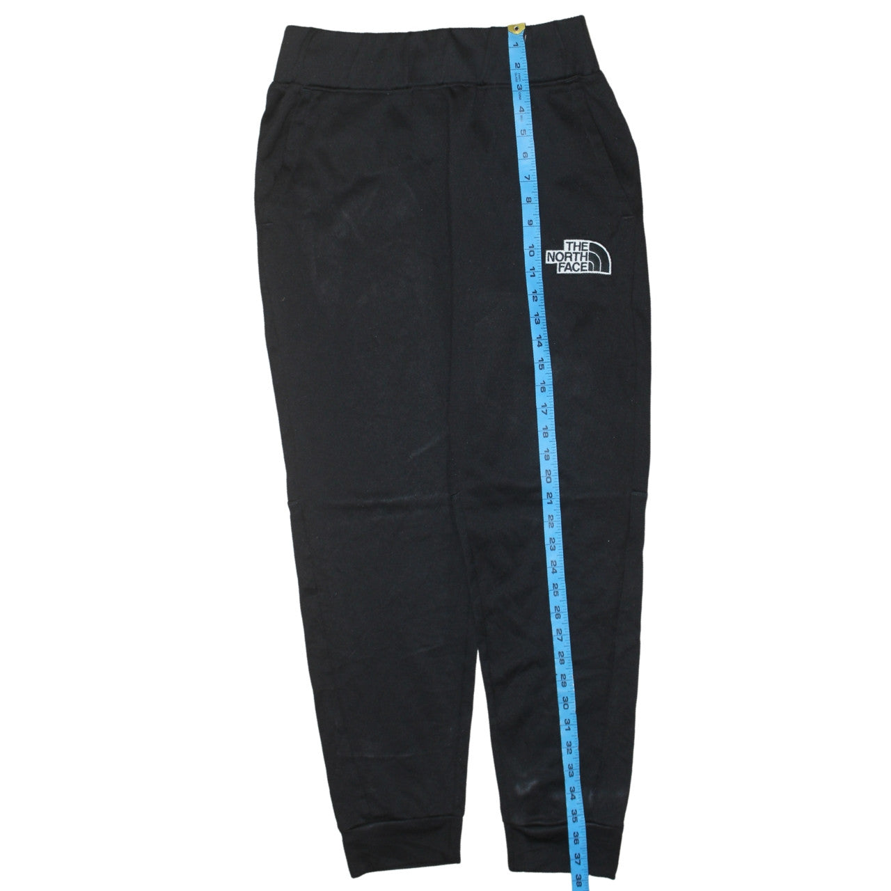 The North Face Men's Black Small Fleece Joggers Elastic Waist Tapered Fit
