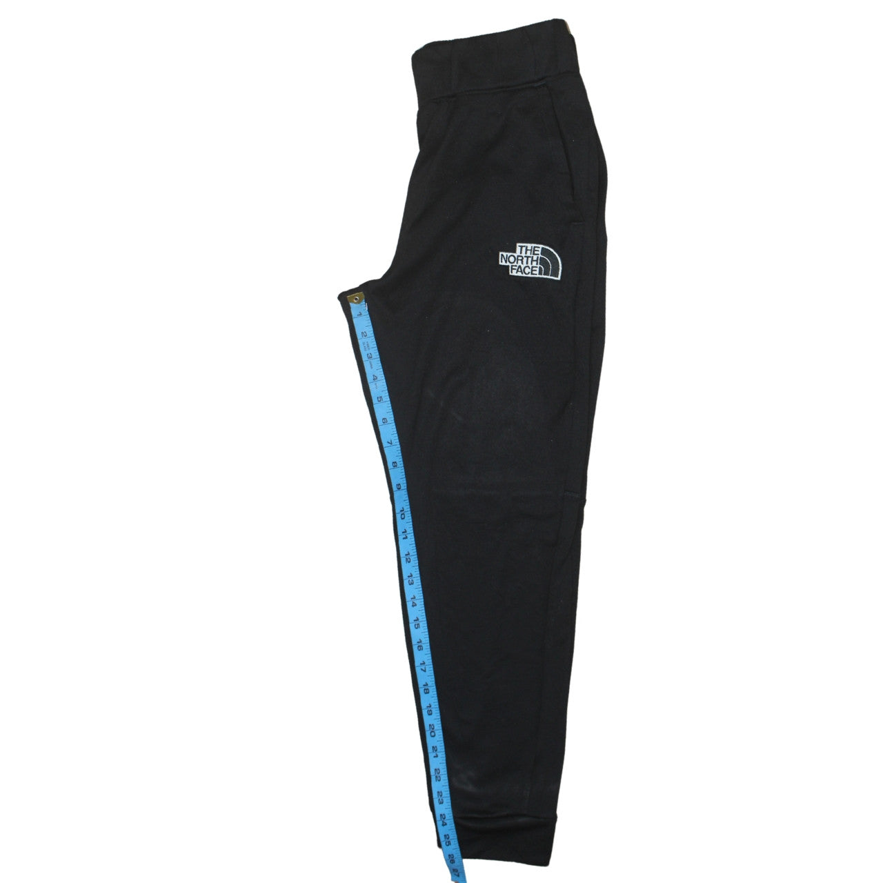 The North Face Men's Black Small Fleece Joggers Elastic Waist Tapered Fit