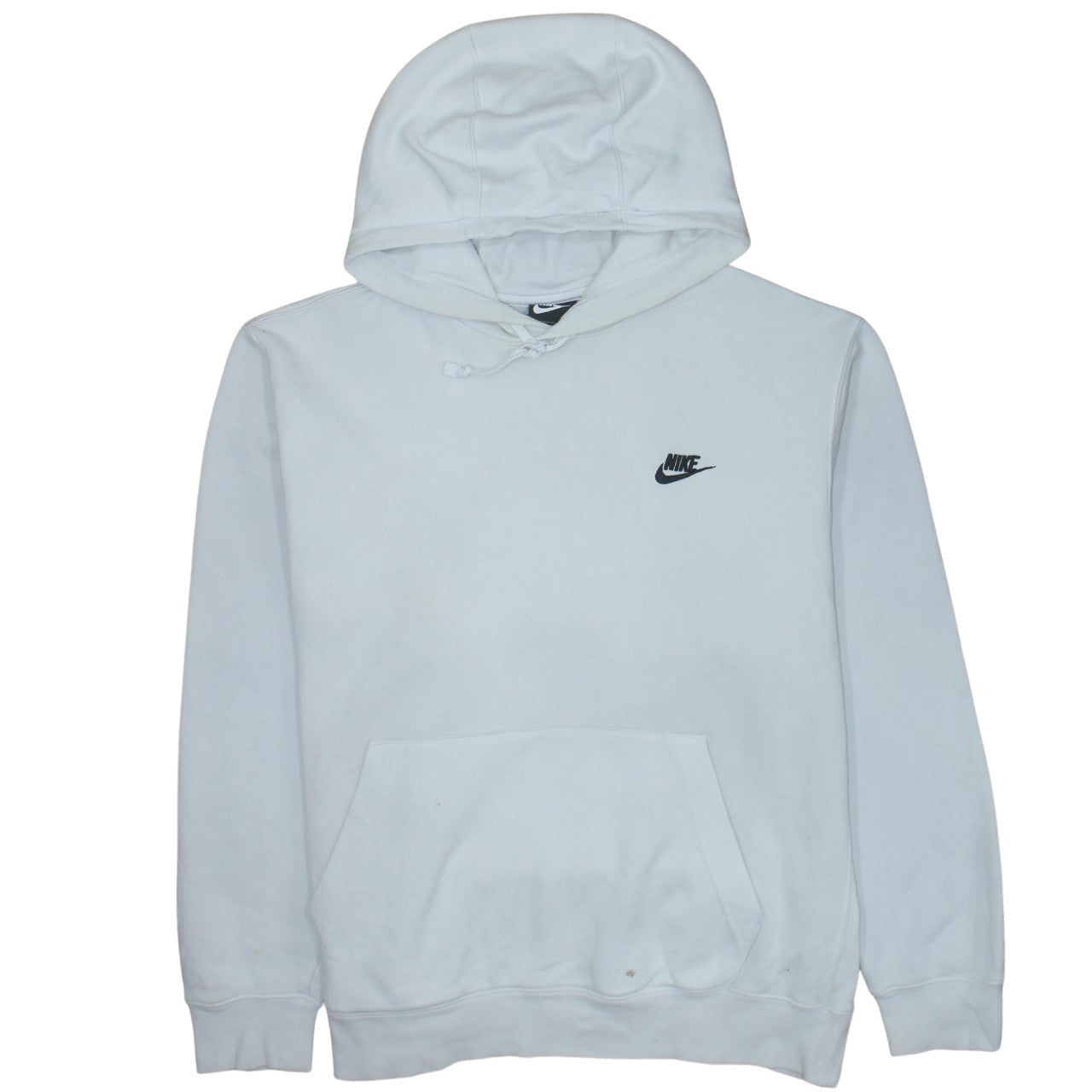 Nike Men's White XL Pullover Hoodie Fleece Sweatshirt