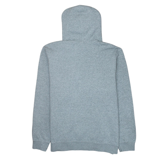 Nike Men's Grey 2XL Pullover Hoodie with Logo and Pockets