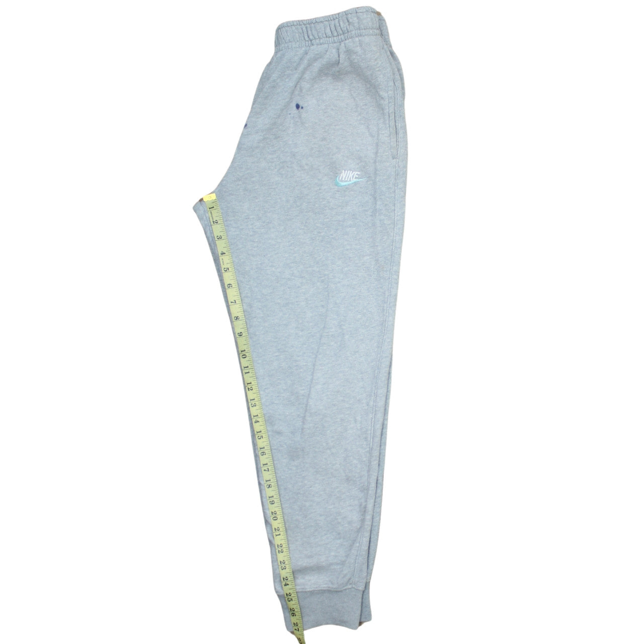 Nike Men’s Grey M Sweatpants French Terry Regular Fit Tapered