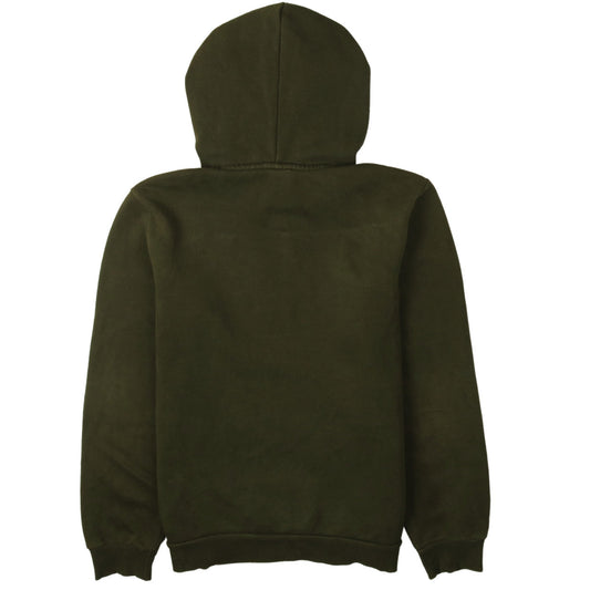 Puma Boys Khaki Green Pullover Hoodie 13-14 Years Logo Sweatshirt