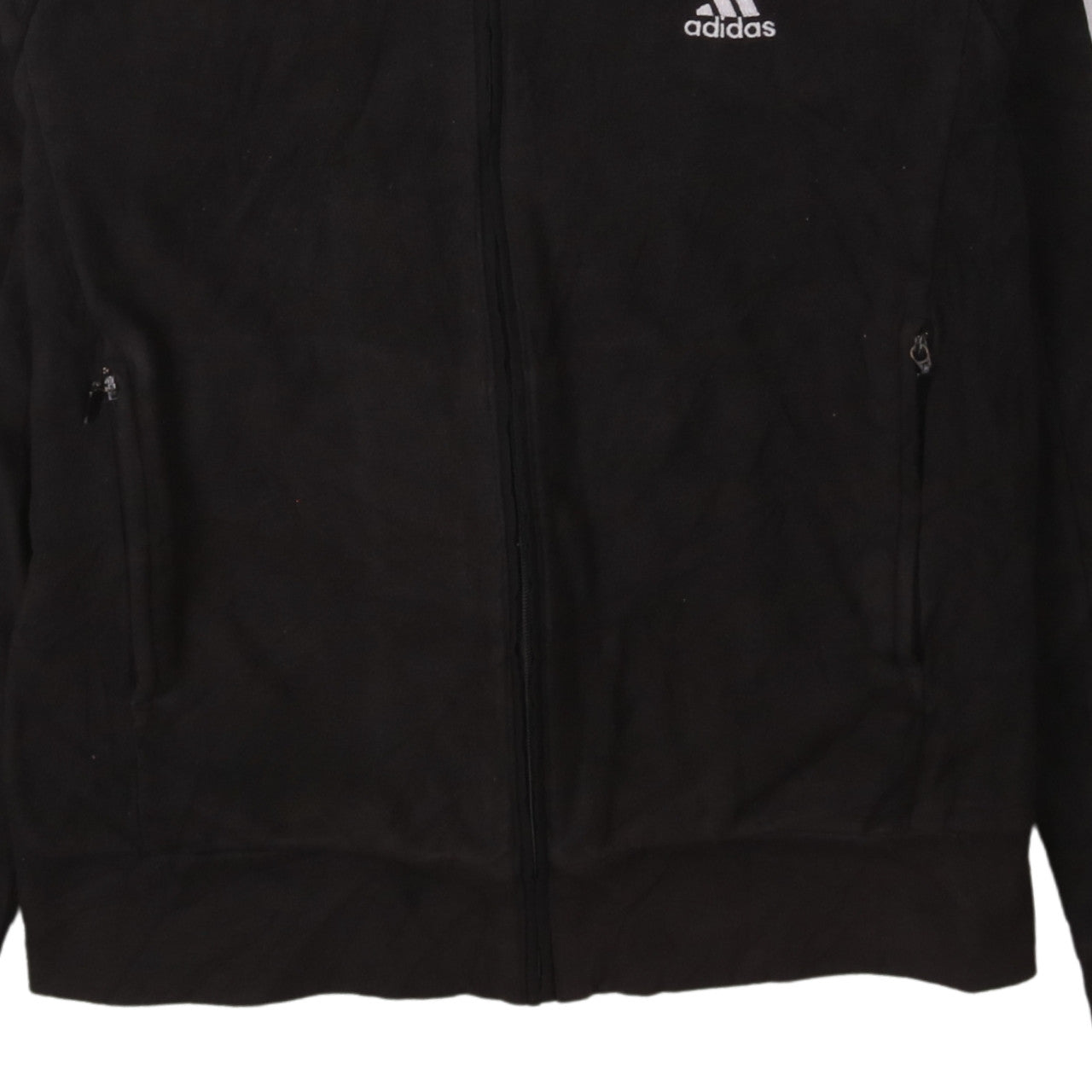 Adidas Women's Black Fleece Full Zip Basic Jacket Size M