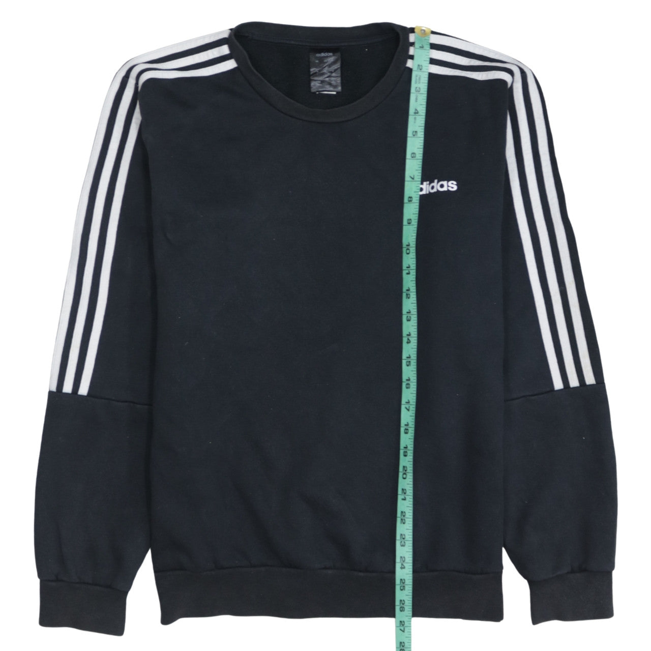 adidas Men's Black Crew Neck Regular Fit Sweatshirt L Sports Fleece