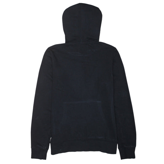 Champion Women's Black Large Pullover Hoodie with Logo Print
