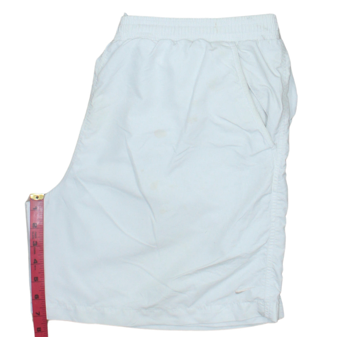 Nike Men's White Dri-Fit Athletic Sports Shorts Size M