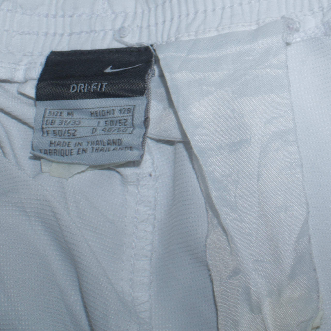 Nike Men's White Dri-Fit Athletic Sports Shorts Size M
