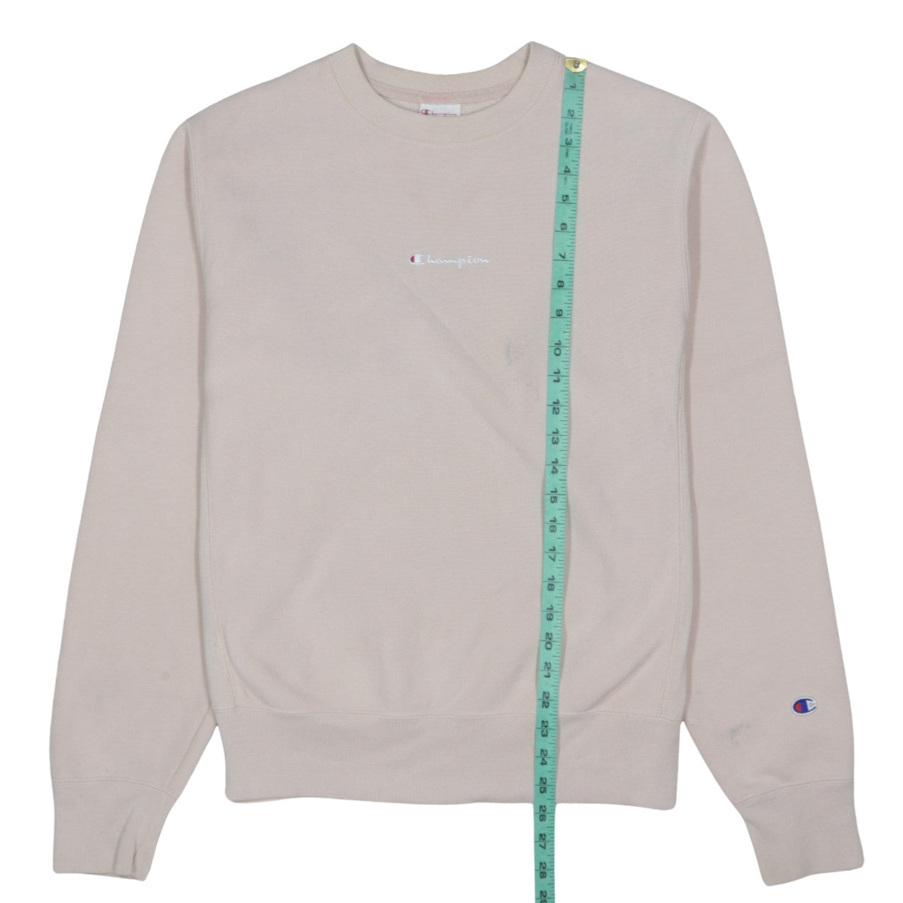 Champion Women's Beige Small Reverse Weave Pullover Sweatshirt
