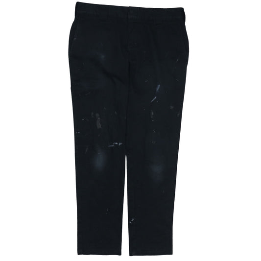 Dickies Men's Black 32x32 Regular Fit Workwear Chino Trousers