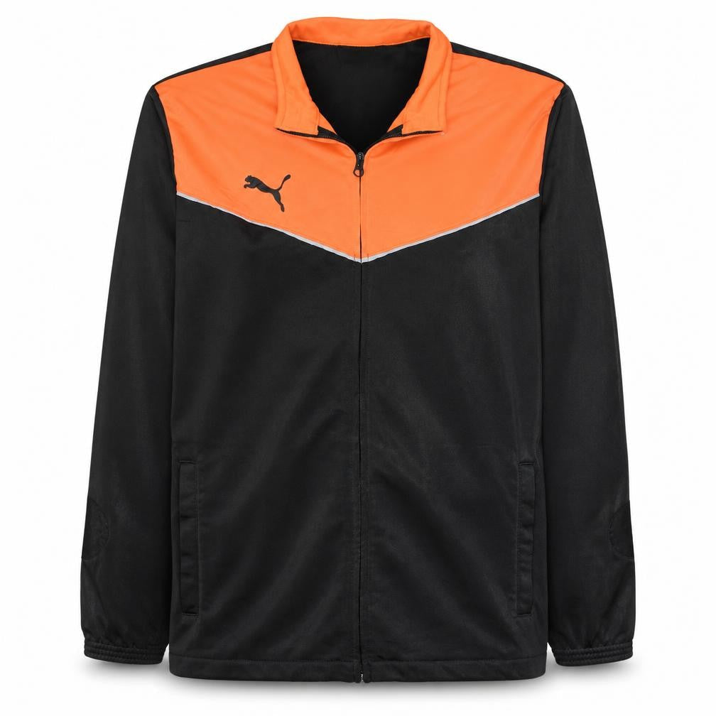 Puma Mens Black XL Full Zip Collared Sports Sweatshirt