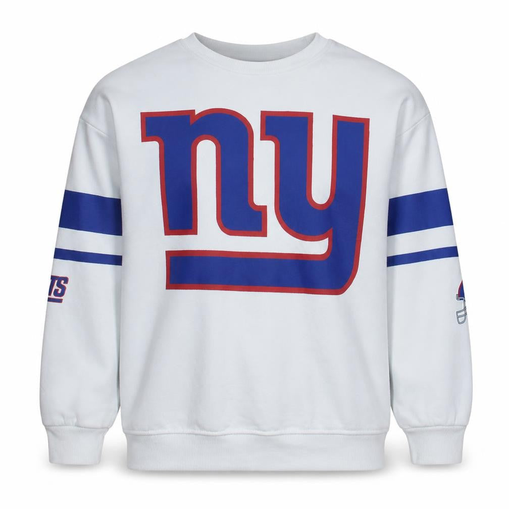 Primark NFL Women's White Sweatshirt S Pullover Crew Neck Graphic