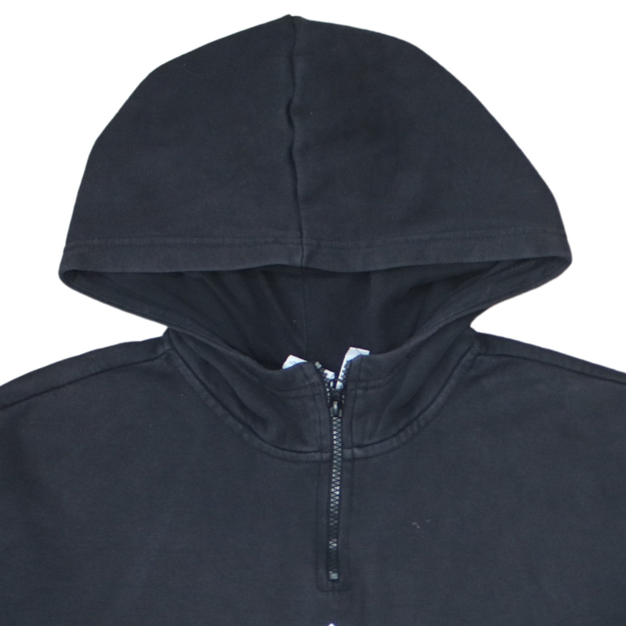Adidas Women's Black 1/2 Zip Hooded Sweatshirt Size 16