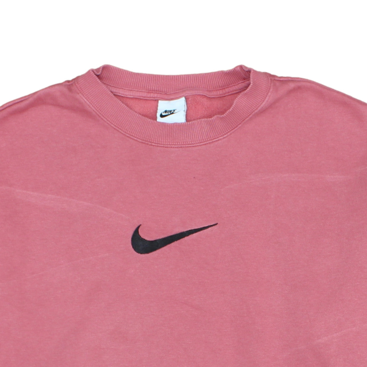 Nike Women’s Pink Crew Neck Pullover Sweatshirt M Cotton Blend