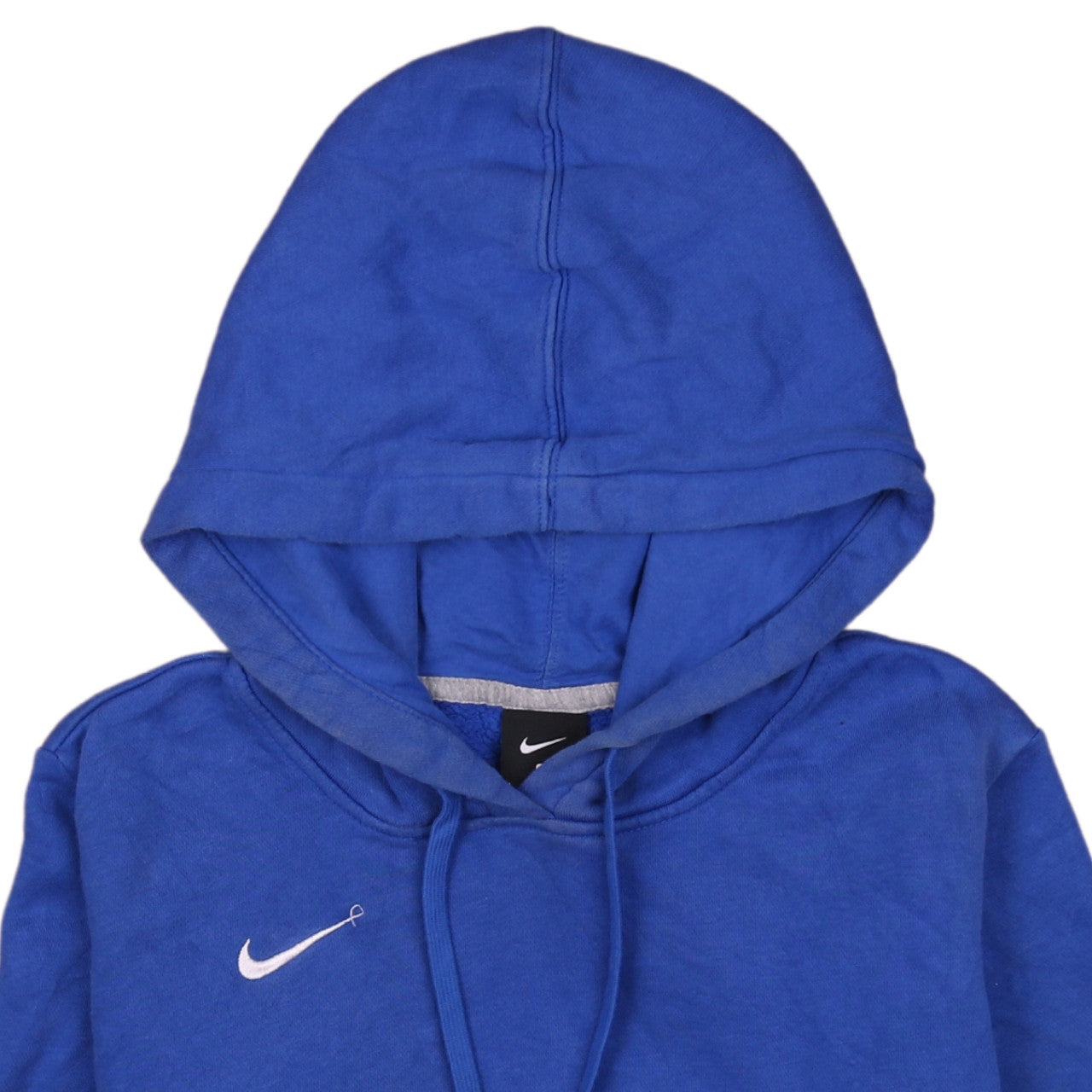 Nike Women's Blue Pullover Hoodie Medium - Classic Sportswear