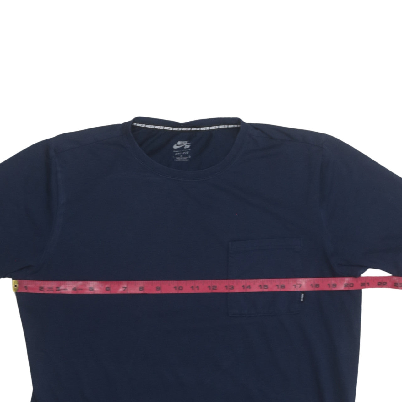 Nike SB Dri-Fit Men's Blue Colourblock Cotton T-Shirt Size L