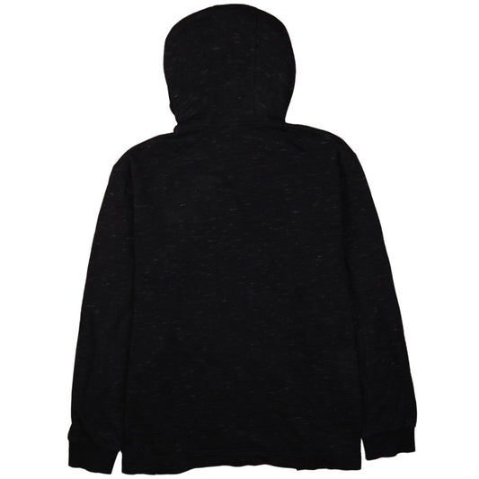 Adidas Womens Black XL Pullover Hoodie with Logo and Drawstring