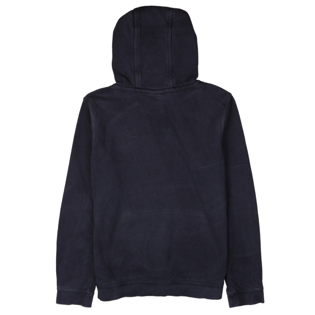 Nike Boys Black XL Pullover Hoodie with Logo, Standard Fit