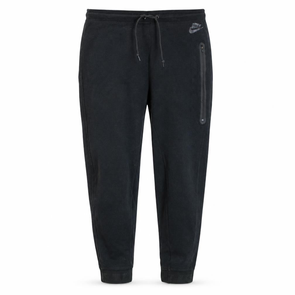 Nike Men's Black Jogger Trousers L Regular Fit Cotton Blend Activewear