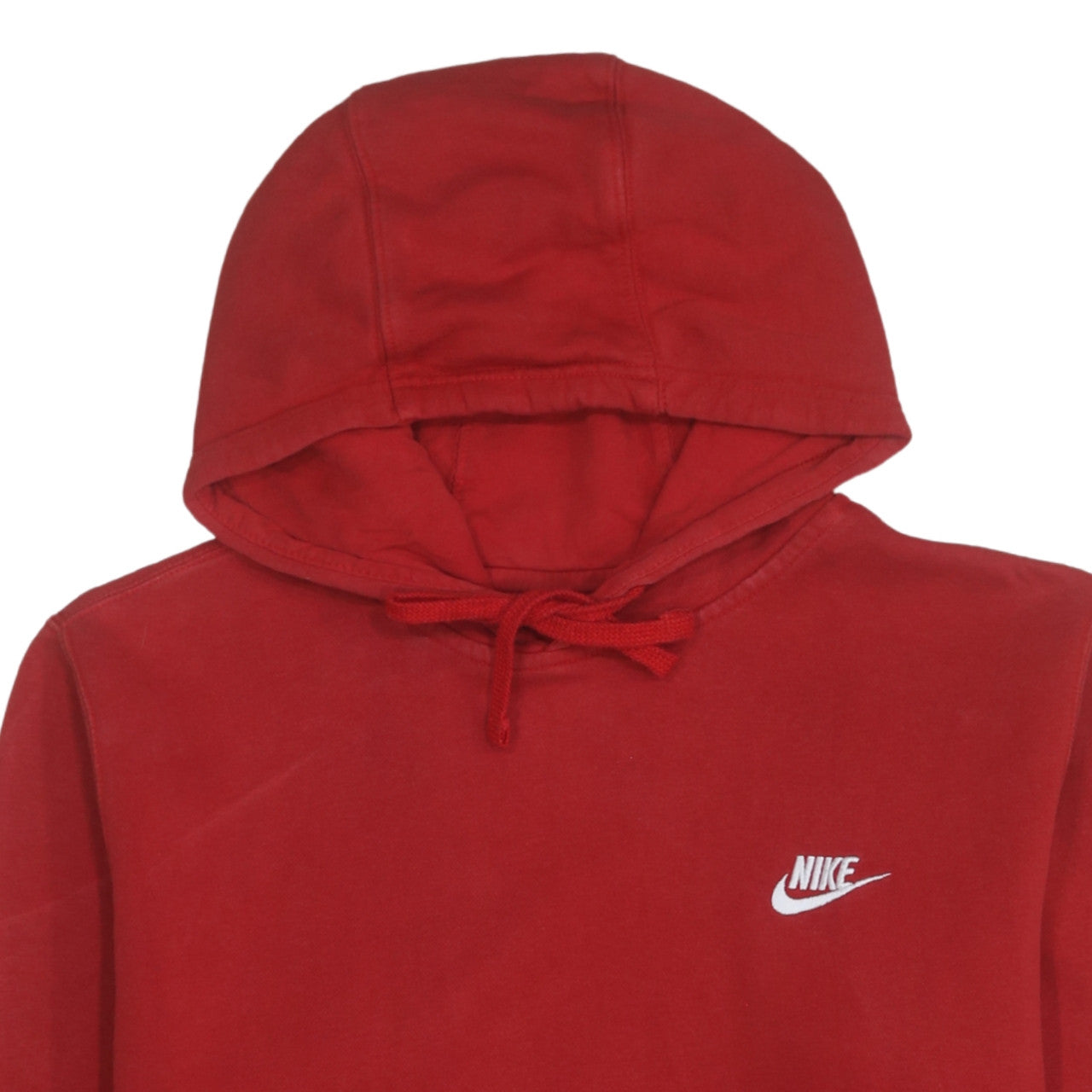 Nike Men's Red Pullover Hoodie Size M Fleece Sportswear