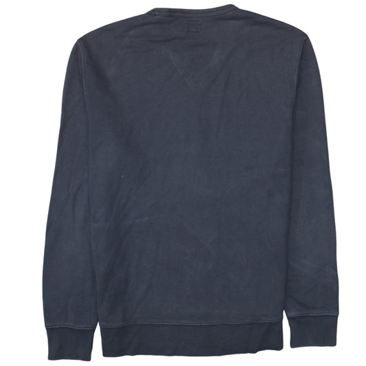 Levi’s Men’s Blue Camouflage Logo Crew Neck Sweatshirt Size L