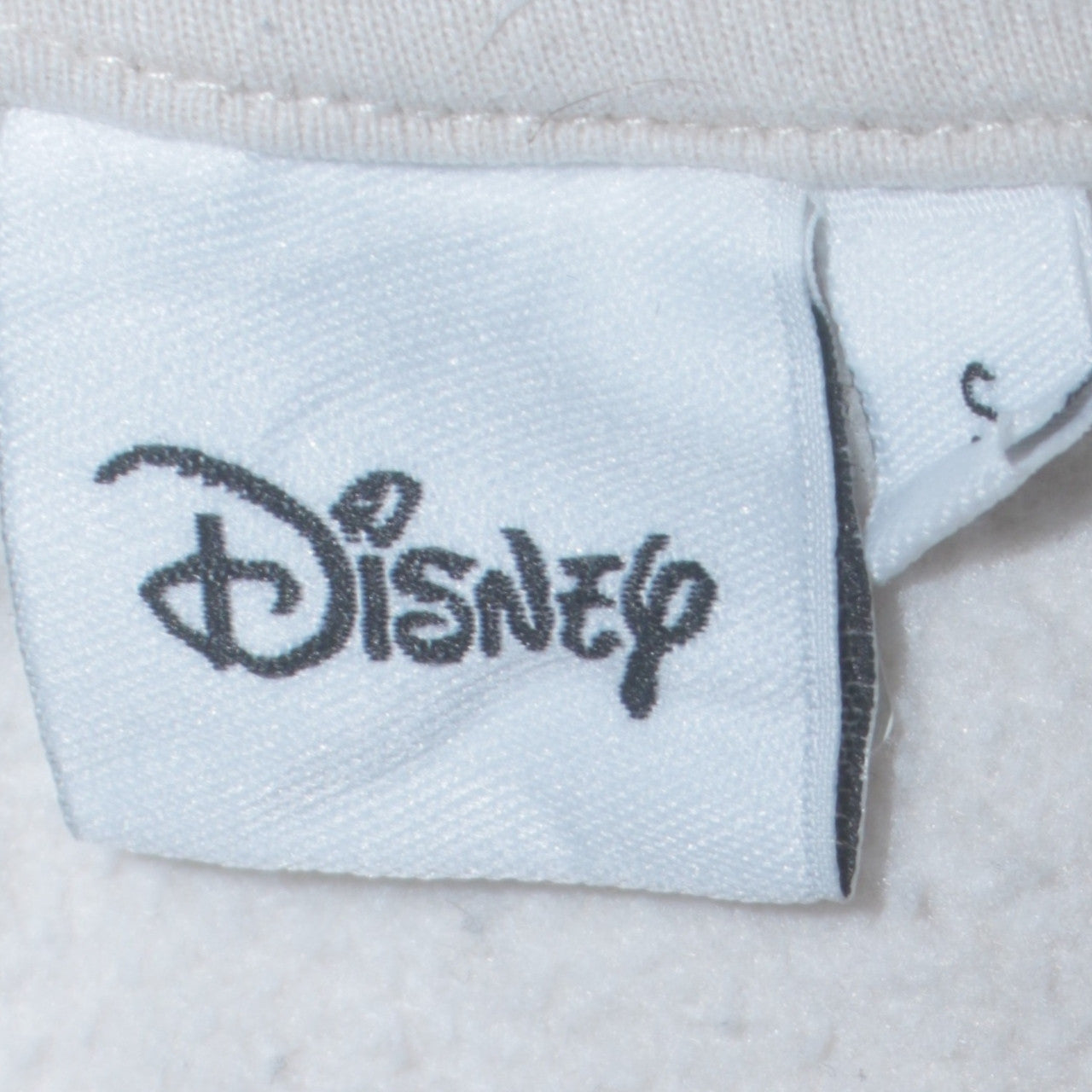 Disney Women Beige Mickey & Minnie Love Graphic Pullover Sweatshirt Size M