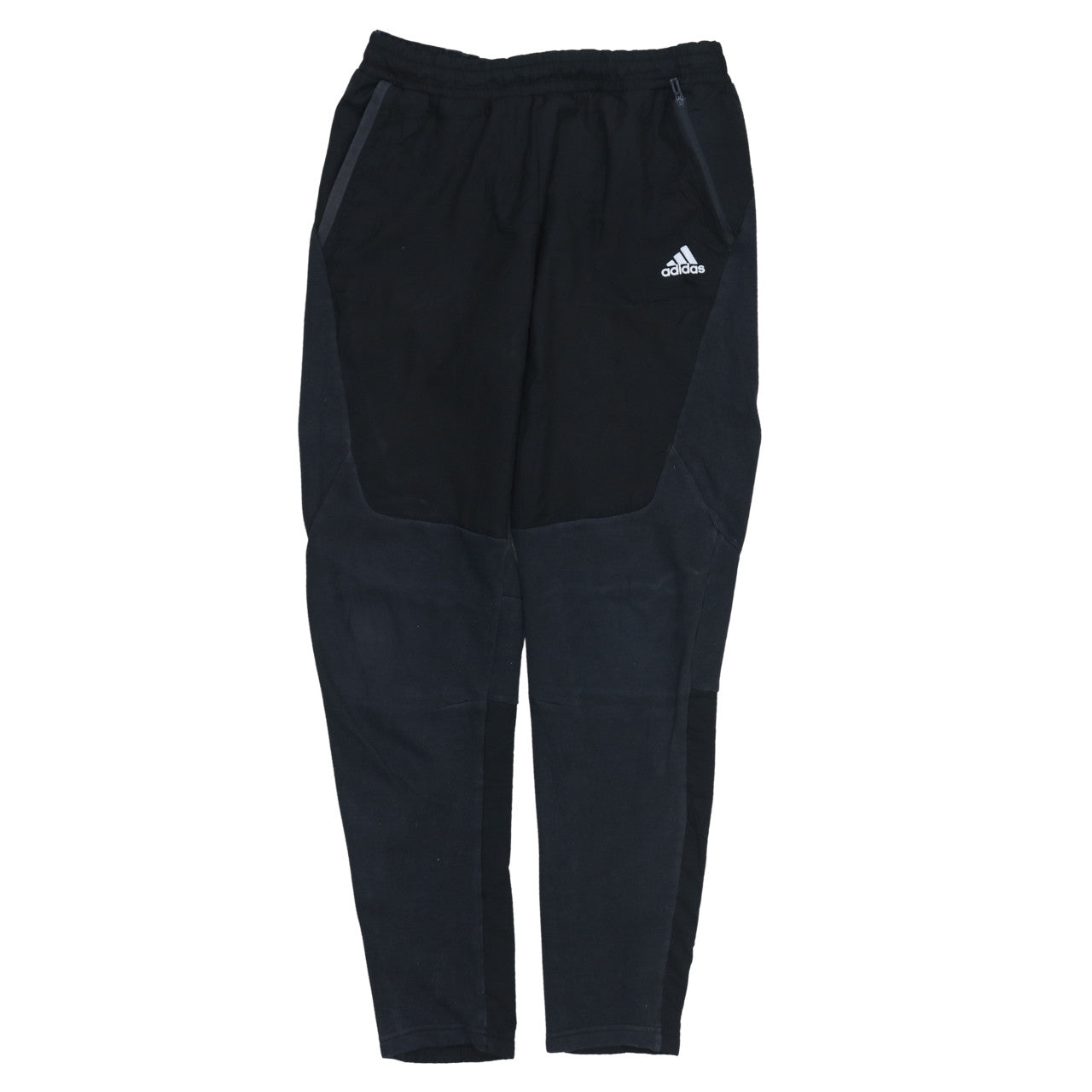 Adidas Men's Black Regular Fit Jogger Activewear Trousers M