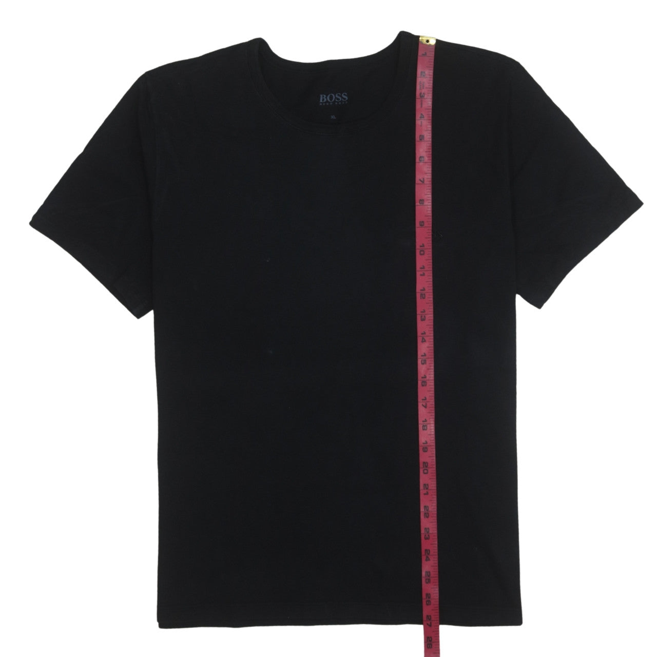 Hugo Boss Men's Black XL Crew Neck Cotton T-Shirt