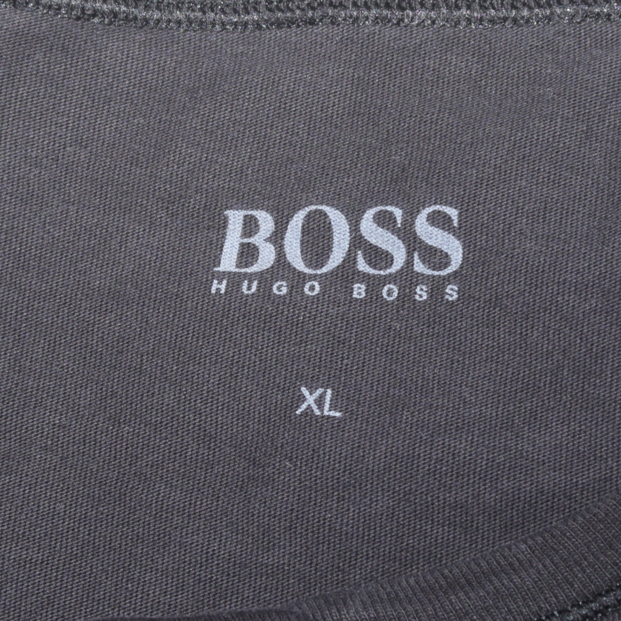 Hugo Boss Men's Black XL Crew Neck Cotton T-Shirt