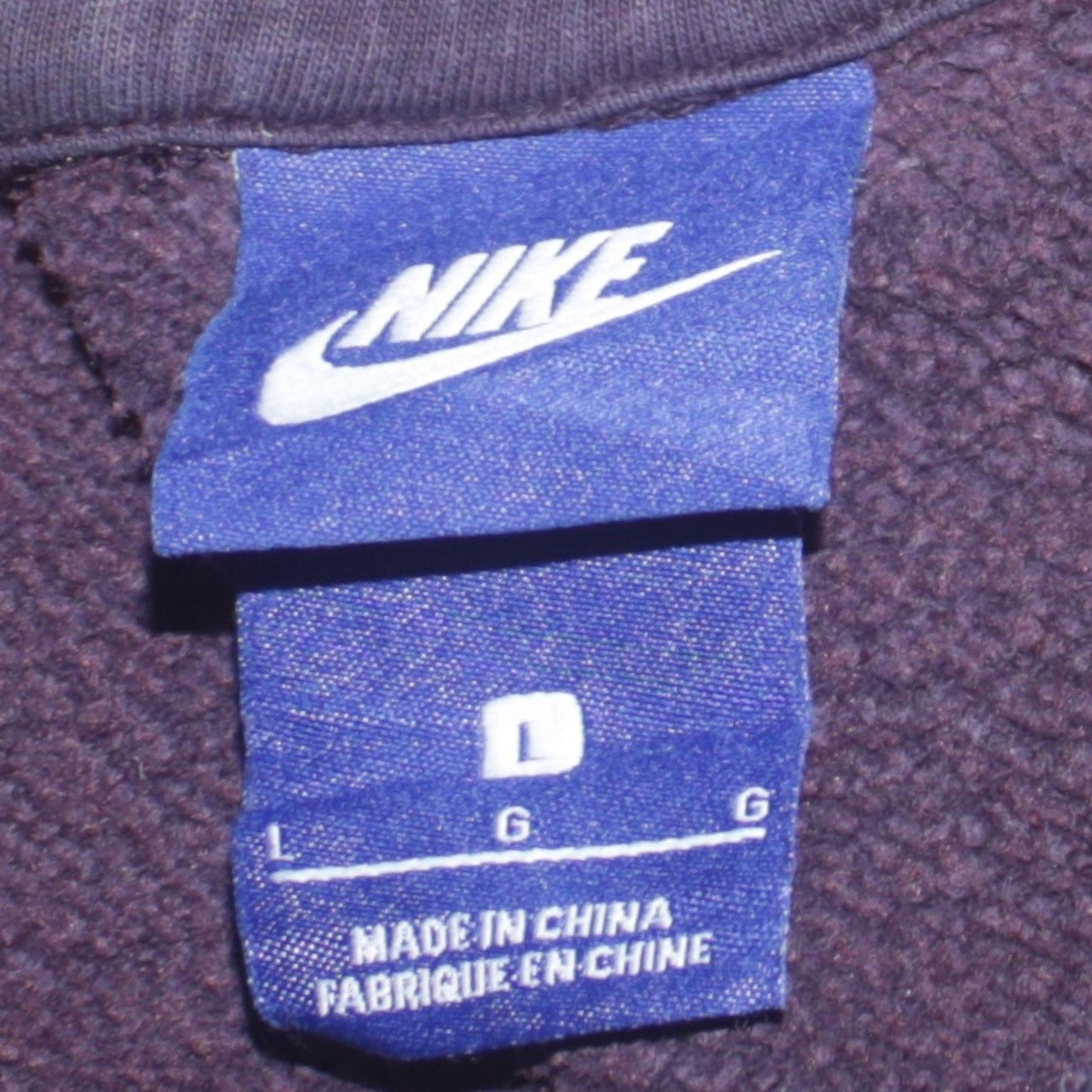 Nike Women Black Pullover Hoodie Large Embroidered Logo Casual