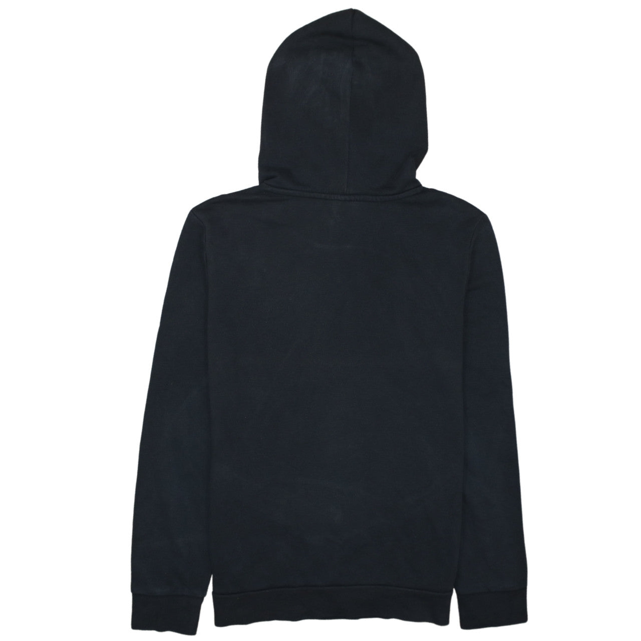 Adidas Womens Black Pullover Hoodie Size M 12-14 Cotton Blend Logo