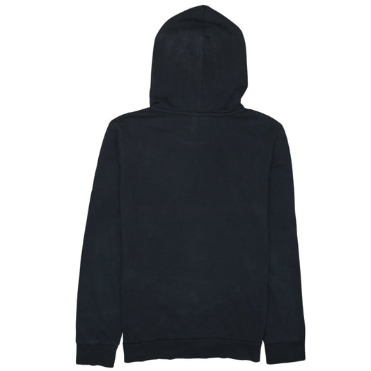 Adidas Womens Black Pullover Hoodie Size M 12-14 Cotton Blend Logo