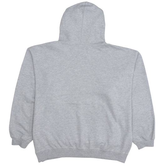 Reebok Men's Grey Pullover Hoodie Size L Logo Sports Fleece