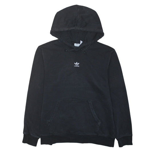 Adidas Womens Black Size 10 Pullover Hoodie Sweatshirt