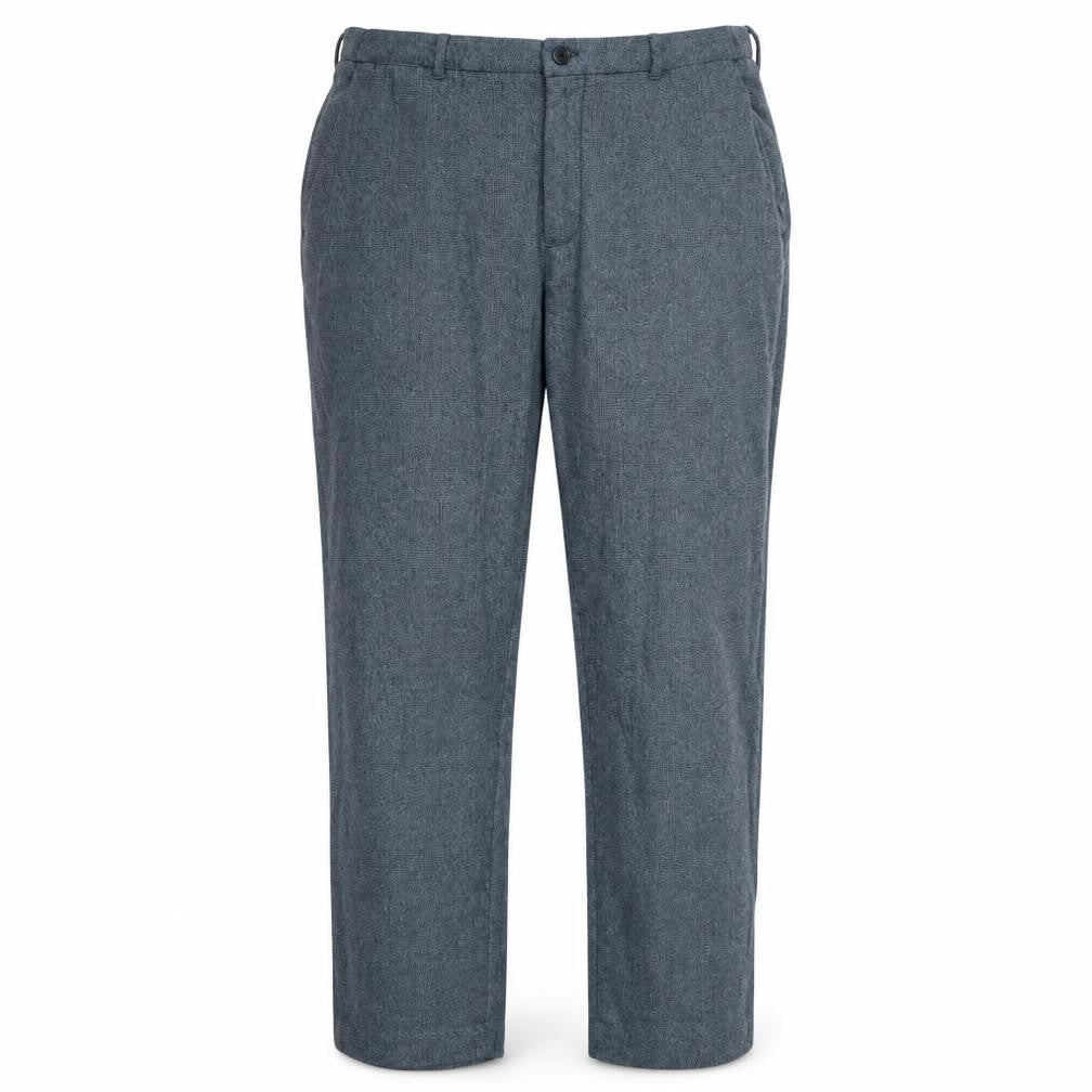 Gap Men's Grey Check Slim Fit Chino Trousers 38x32