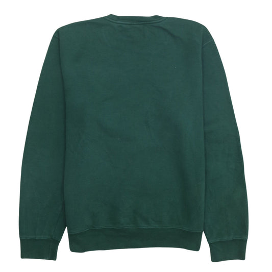 Russell Men's Green Crew Neck Graphic Print Sweatshirt S
