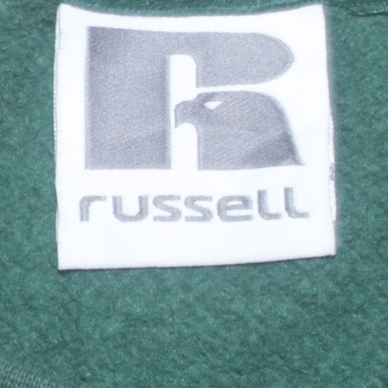 Russell Men's Green Crew Neck Graphic Print Sweatshirt S
