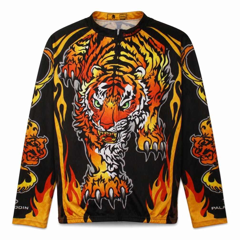Paladin Men's Multicoloured 3XL Full Zip Tiger Graphic Sweatshirt