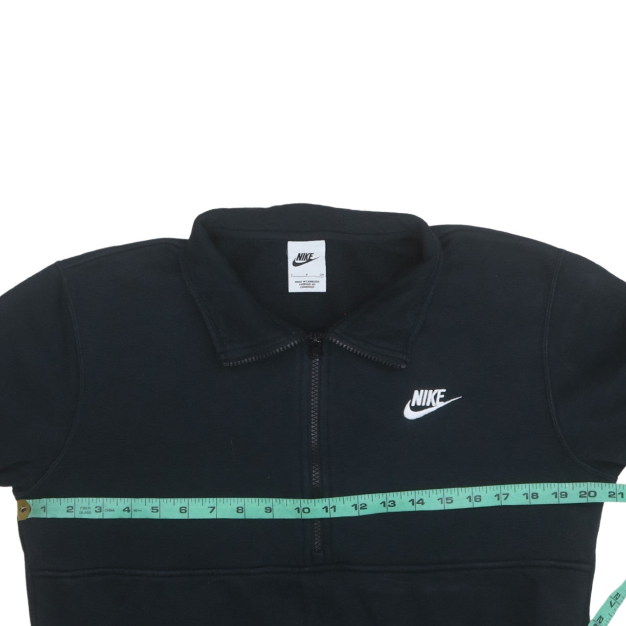 Nike Men's Black Small 1/2 Zip Pullover Sweatshirt